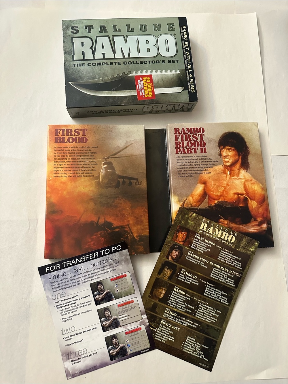 Stallone Rambo Complete Collectors DVD Set - Picture 4 of 10